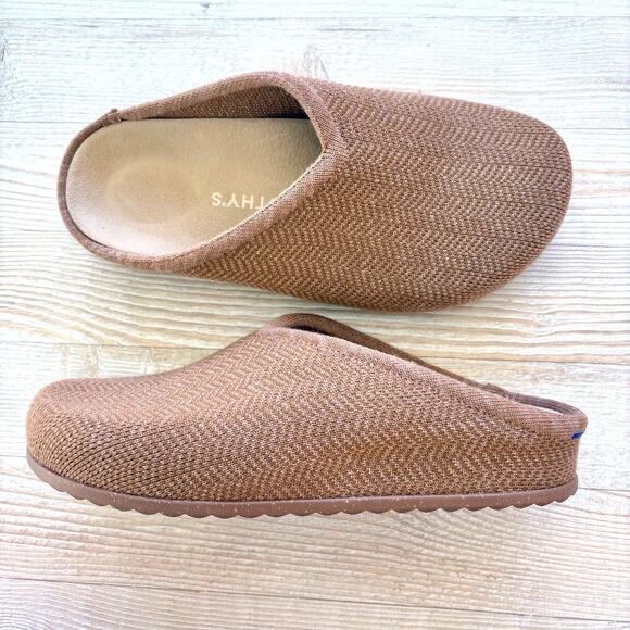 Shoes - Rothy's The Casual Clog in Teak Herringbone Size 8